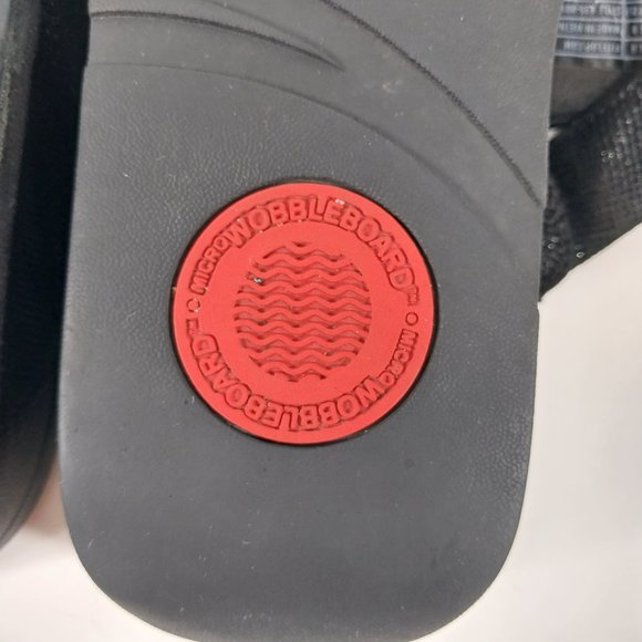 Fitflop Black Sandals Womens 8 Electra Thong Flip Flop Slip On Suede Casual. - Picture 10 of 11